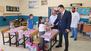 KAYMAKAM TAŞAVLI'DAN BİRLEŞTİRİLMİŞ SINIFLI OKULLARA ZİYARET 