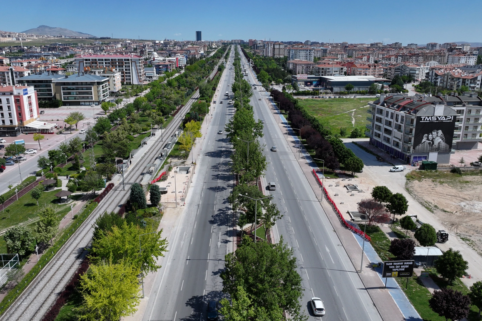 Konya'da yayalar ve bisikletliler için 2 yeni üst geçit