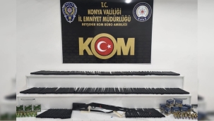 Konya Merkezli 5 İlde Dev Silah Kaçakçılığı Operasyonu: Çok Sayıda Mühimmat Ele Geçirildi! 