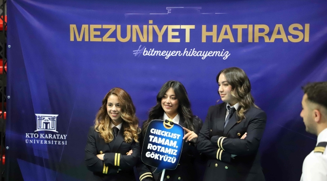 KTO KARATAY ÜNİVERSİTESİ'NDE 14. DÖNEM MEZUNİYET COŞKUSU YAŞANDI 