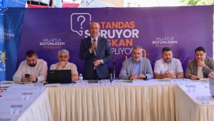 MERAM'DA "VATANDAŞ SORUYOR, BAŞKAN CEVAPLIYOR" BULUŞMALARI DEVAM EDİYOR 