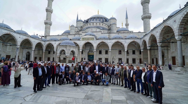 MERAM MUHTARLARI İSTANBUL'UN TARİHİ VE KÜLTÜREL MİRASINI YERİNDE KEŞFETTİ 