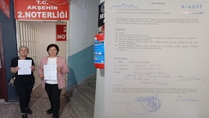 OLAĞANÜSTÜ KURULTAY İÇİN İLK İMZA AKŞEHİR'DEN GELDİ
