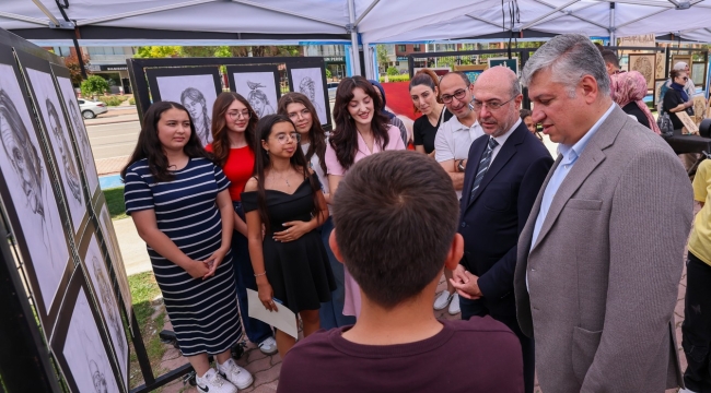 SELÇUKLU SANAT VE TASARIM ATÖLYESİ'NDE YIL SONU SERGİSİ İLE DÖNEM TAMAMLANDI 