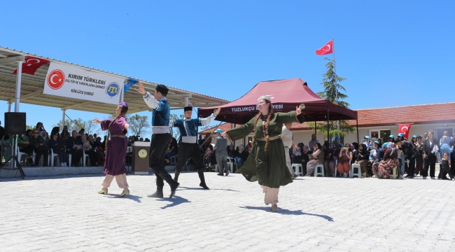 TUZLUKÇU'DA KIRIM TÜRKLERİ KÜLTÜRÜ YAŞATILDI 