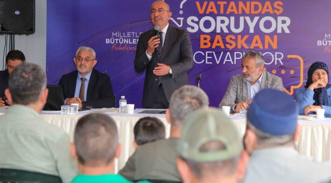 VATANDAŞ SORDU, BAŞKAN KAVUŞ YANITLADI 