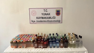 YUNAK'TA RUHSATSIZ ALKOLLÜ İÇECEK SATIŞINA GEÇİT YOK !