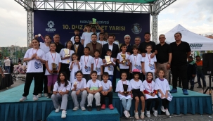10. DÜZ BİSİKLET YARIŞI BÜYÜK HEYECANA SAHNE OLDU 