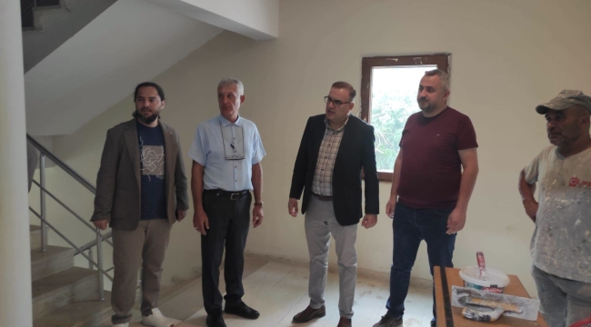 Atatürk Ortaokulu'nda Bakım ve Onarım Çalışmaları Devam Ediyor 