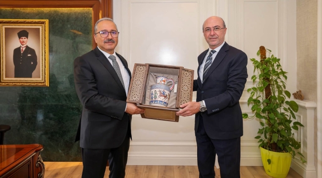 BAŞKAN PEKYATIRMACI'DAN KAYMAKAM CANDAN'A HAYIRLI OLSUN ZİYARETİ 