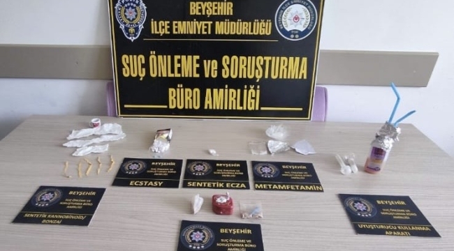 Beyşehir'de Zehir Tacirlerine Geçit Yok: Çok Sayıda Uyuşturucu Maddeyle Yakalanan 2 Şüpheli Tutuklandı! 