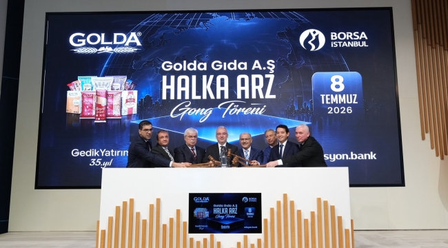 Borsa İstanbul'da gong Golda Gıda için çaldı 