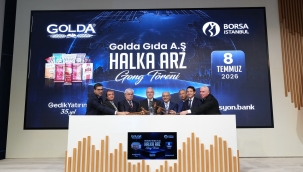 Borsa İstanbul'da gong Golda Gıda için çaldı 