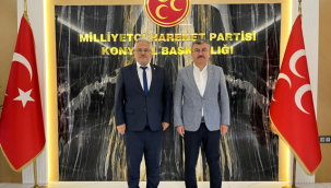 Ekici'den MHP Konya İl Başkanı Sedat Göncü'ye Hayırlı Olsun Ziyareti