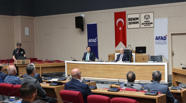 İl Afet Risk Azaltma Planı (İRAP) Bilgilendirme Toplantısı, Vali Akın  Başkanlığında Gerçekleştirildi