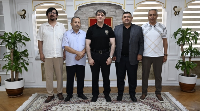 İstasyon Haber Gazetesi Heyetinden İl Emniyet Müdürü Sayın Necmettin KOÇ'a Ziyaret 