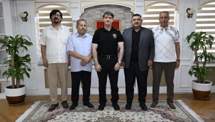 İstasyon Haber Gazetesi Heyetinden İl Emniyet Müdürü Sayın Necmettin KOÇ'a Ziyaret 
