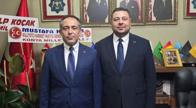 Konur Alp Koçak'dan Mehmet İlkerli'ye Hayırlı Olsun Ziyareti 