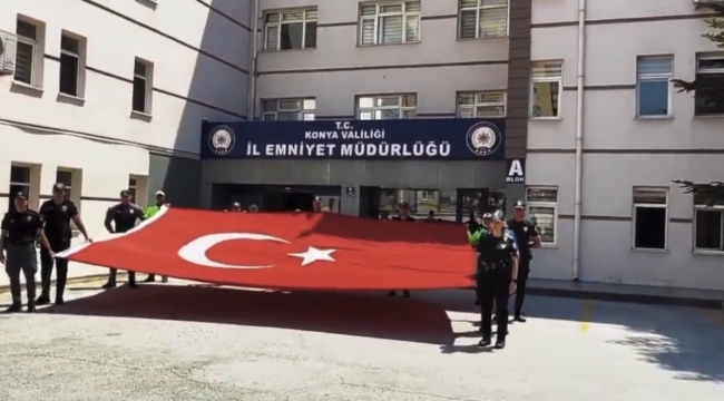 Konya Emniyeti'nden 15 Temmuz Paylaşımı: "İrade Bizim, Zafer Bizim!" 