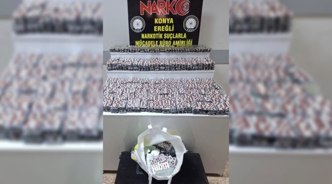 Konya Narkotikten Nefes Kesen Operasyon: 98 Bin Hap, Binlerce Zehirlenecek Genç... Narkotik Felaketi Önledi! 