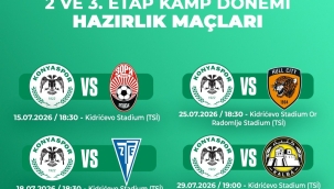 Konyaspor'un Slovenya kampı hazırlık maçı programı belli oldu 