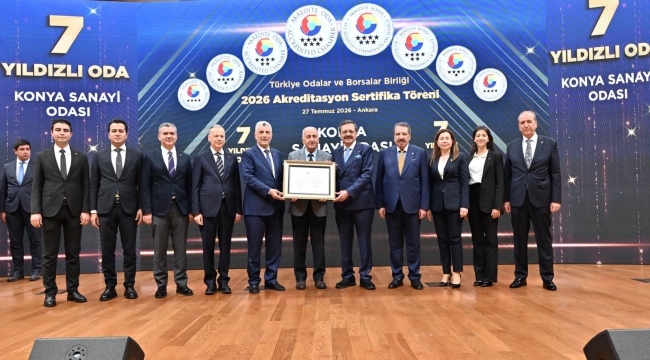 KSO, 7 YILDIZLI HİZMET VEREN TÜRKİYE'DEKİ TEK SANAYİ ODASI OLDU 
