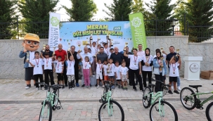 MERAM'DA DÜZ BİSİKLET YARIŞLARI COŞKUSU GÖDENE VE KOVANAĞZI'NDA DEVAM ETTİ 