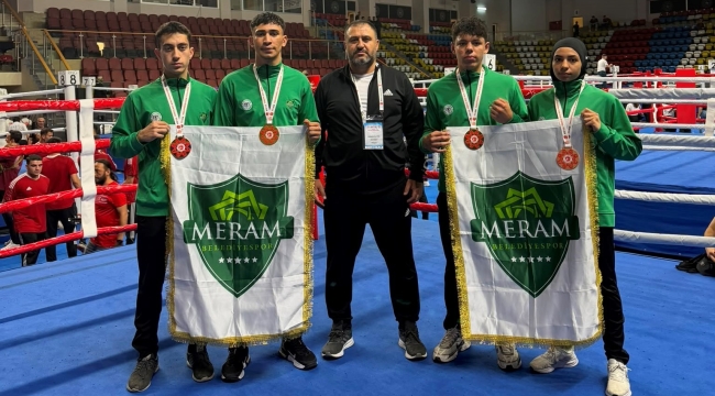 MERAM'DAN KİCK BOKSTA YENİ BİR GURUR TABLOSU DAHA 