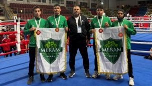 MERAM'DAN KİCK BOKSTA YENİ BİR GURUR TABLOSU DAHA 