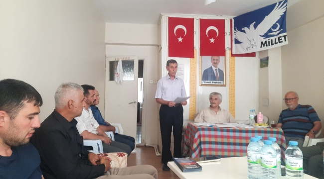 MİLLET PARTİSİ AKŞEHİR'DE NÖBET DEĞİŞİMİ 