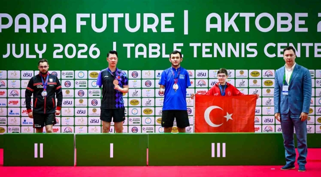 MİLLİ SPORCU TAHİR EFE ŞAHİN'DEN BRONZ MADALYA 