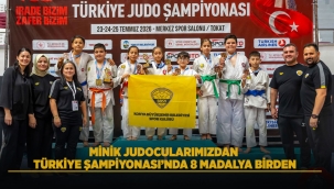 MİNİK JUDOCULARIMIZDAN TÜRKİYE ŞAMPİYONASI'NDA 8 MADALYA BİRDEN 