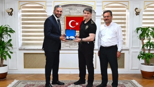 ÖMER APİL'DEN İL EMNİYET MÜDÜRÜ KOÇ'A ZİYARET 