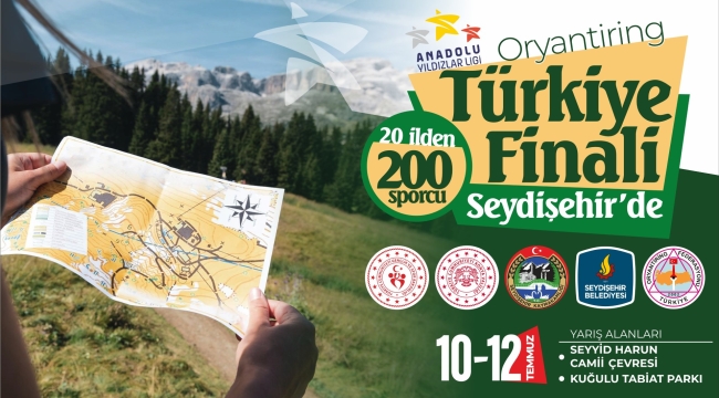 ORYANTİRİNG'TE TÜRKİYE'NİN EN İYİLERİ SEYDİŞEHİR'DE YARIŞACAK 