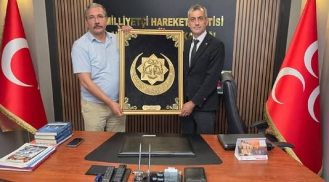 SALİH AKÇA'DAN BAŞKAN YILDIZ'A HAYIRLI OLSUN ZİYARETİ 