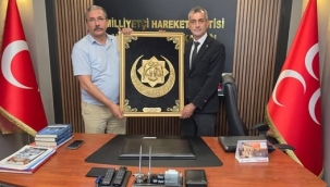 SALİH AKÇA'DAN BAŞKAN YILDIZ'A HAYIRLI OLSUN ZİYARETİ 