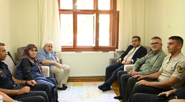 SEYDİŞEHİR PROTOKOLÜNDEN ŞEHİT MUHSİN KİREMİTÇİ'NİN AİLESİNE ANLAMLI ZİYARET 