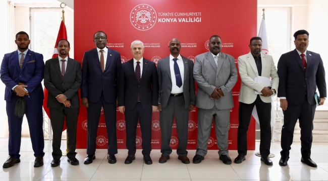 Sudan Cumhuriyeti Heyetinden Vali İbrahim Akın'a Ziyaret