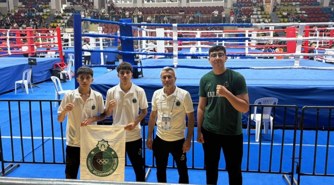 TÜRKİYE KICK BOKS ŞAMPİYONASI'NDA KARATAY'DAN ÇİFTE BAŞARI 