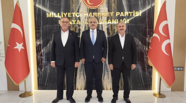 YUNAK HEYETİNDEN BAŞKAN GÖNCÜ'YE HAYIRLI OLSUN ZİYARETİ 